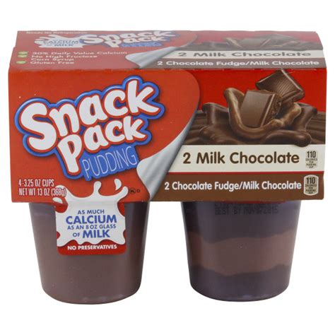 Snack Pack Pudding Chocolate Variety Pack 4 Pack Puddings And Gelatins