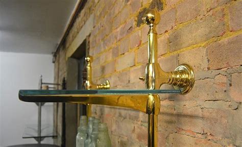 Bespoke Brass Bistro Shelving Brackets At D And A Binder We Have