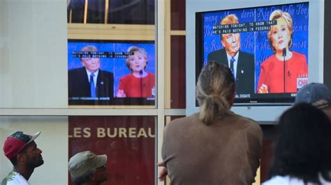 Presidential Debate 2016 Us Media On Who Won Clinton Trump Clash Bbc News