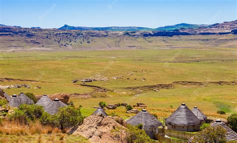 Premium Photo Basotho Cultural Village In Drakensberg Mountains South