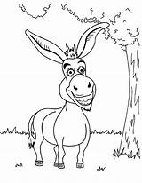 Donkey Coloring Printable Funny Cartoon Shrek Para Colorir Baby Sheets Drawing Mule Desenhos Animal Template Bestcoloringpagesforkids Desenho Colorings Getcolorings Getdrawings sketch template