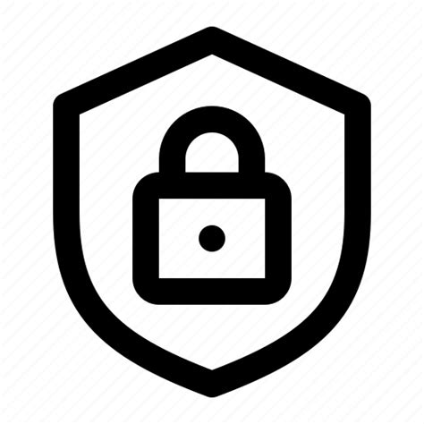 Guard Lock Protection Safe Security Shield Icon
