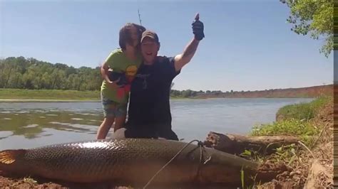 Fishing For River Monsters Fish With My Dad In Arizona Lake River