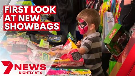 Sneak Peek At The 2022 Sydney Royal Easter Show Showbags 7news Youtube