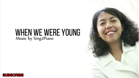 Check spelling or type a new query. When We Were Young_Lirik_Cover "Elin Jemarut" - YouTube