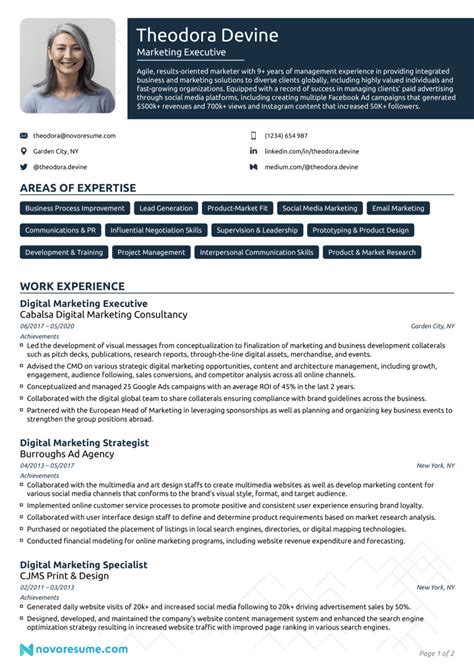 The 10 Best Executive Résumé Examples And Templates