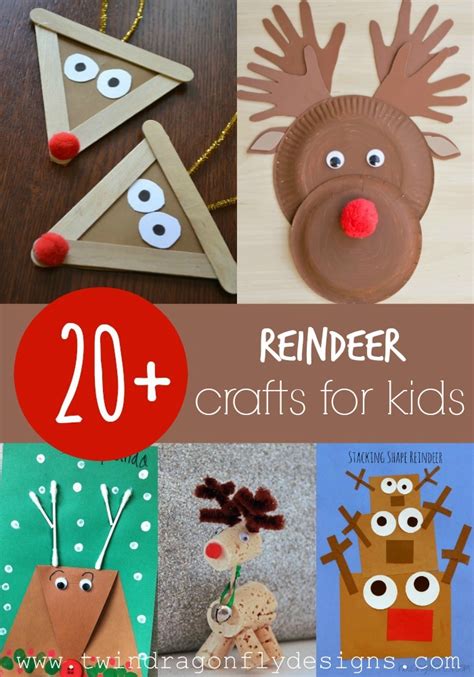 20 Reindeer Crafts For Kids Dragonfly Designs