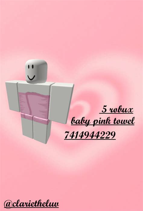 Pink Towel Codes For Berry Avenue And Bloxburg In 2023 Bloxburg Decal