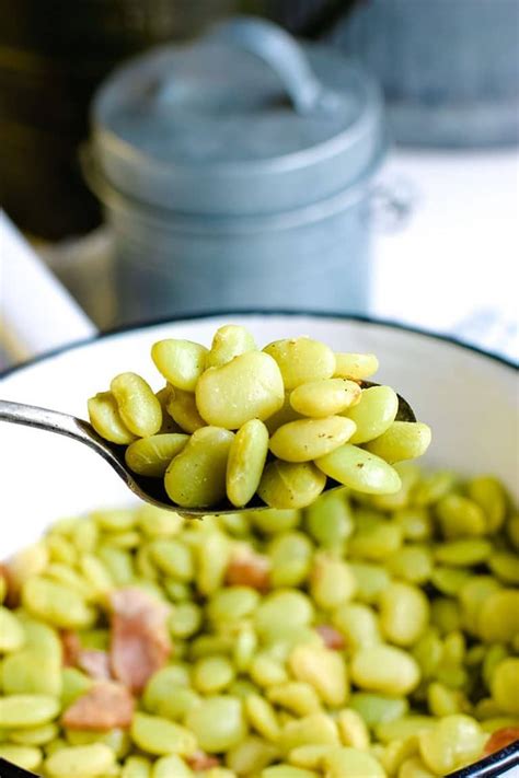 Braised pork belly with butter beans unilever uk. Southern Style Baby Lima Beans - Soulfully Made | Cooking ...