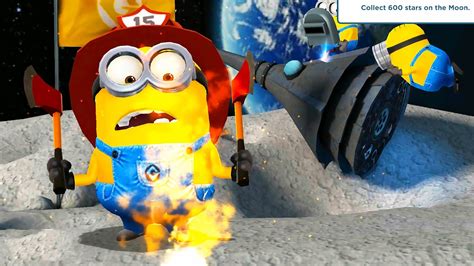 Firefighter Minion And Moon Task Despicable Me Minion Rush Old