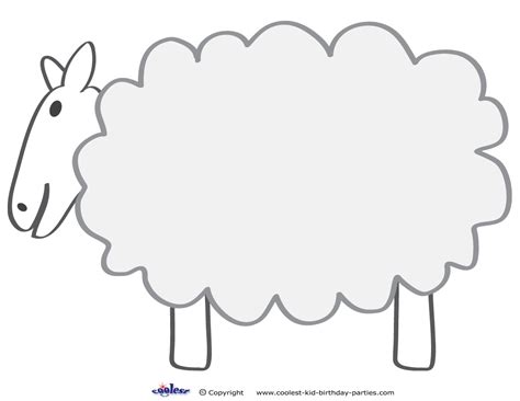 Contact us with a description of the clipart you are searching for and we'll help you find it. Large Printable Sheep Decoration - Coolest Free Printables