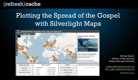 Here are 5 ways you can spread the gospel message right now: PPT - Plotting the Spread of the Gospel with Silverlight ...
