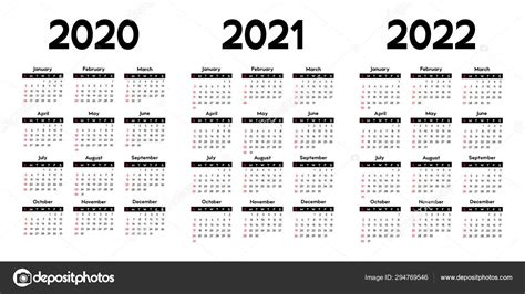 4 Year Calendar 2020 To 2023 Printable Free Letter Templates Vrogue