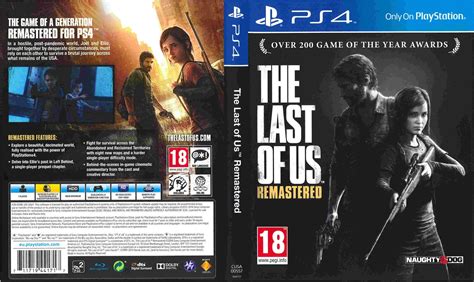 Teste Last Of Us Remastered Capa Game Ps4