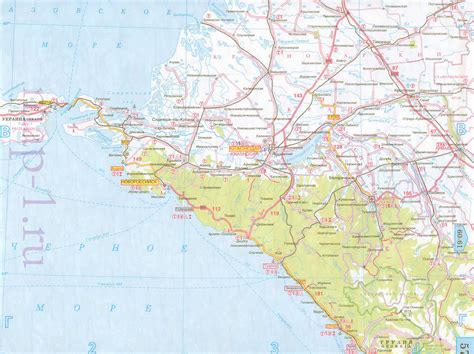Краснодарский край включает в себя тридцать восемь районов и двадцать шесть городов, список которых находится выше. Краснодарский край карта — Подробная карта Краснодарского ...
