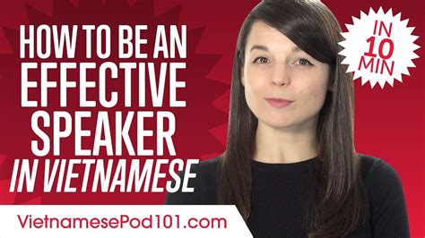 How To Be An Effective Vietnamese Speaker In Minutes Youtube