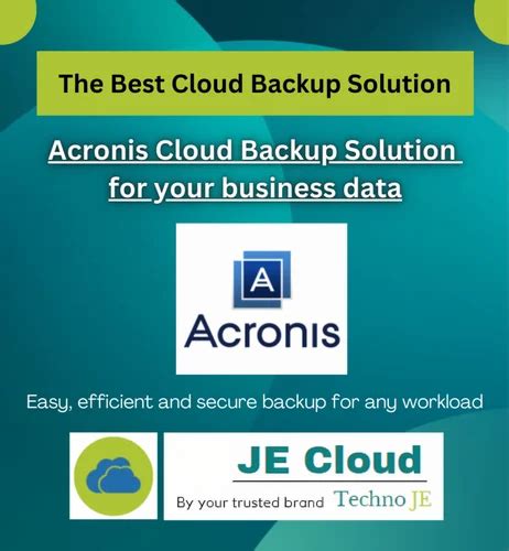 Acronis Cloud Backup Solution At Rs 3600year In Mumbai Id 2850598289597