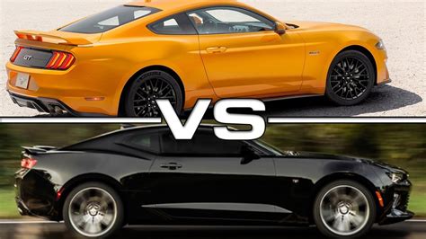 And 2019 mustang gt vs 2017 mustang gt 1/4 mile drag race,top speed and acceleration. 2018 Ford Mustang GT vs 2016 Chavrolet Camaro SS - YouTube