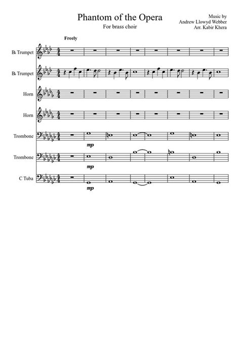 Piano sheet is arranged for piano and available in easy and advanced versions. Phantom of the Opera | Opera music, Phantom of the opera, Free sheet music