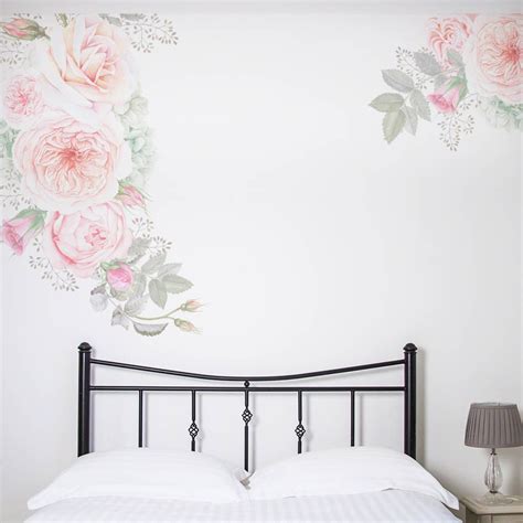 Floral Decal Floral Wall Kids Bedroom Bedroom Ideas Wall Stickers