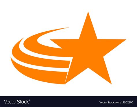 Business Star Swoosh Royalty Free Vector Image