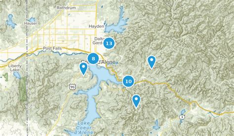 Amy gatherum , boise, id. Map Of Coeur D Alene - Maping Resources