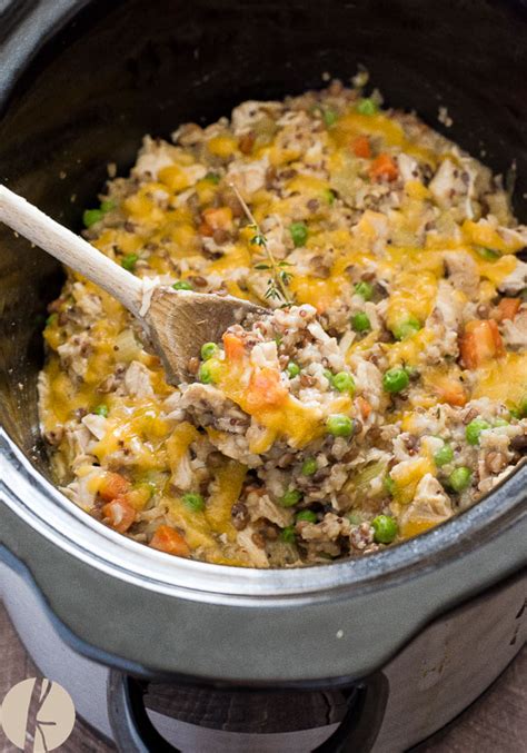 I love how crockpot recipes come out, and i was wondering if anyone had any healthy home recipes they wanted to share. Easy Crockpot Chicken and Rice - Flavor the Moments