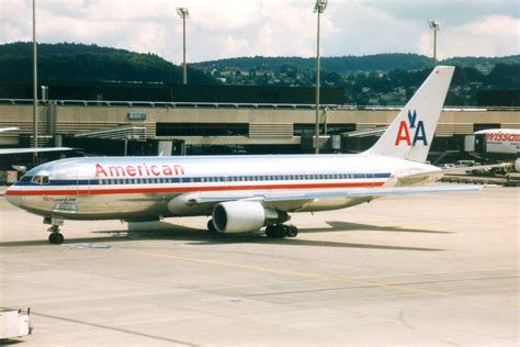 American Airlines Boeing 767 200er N336aa Zurich Klo Flickr