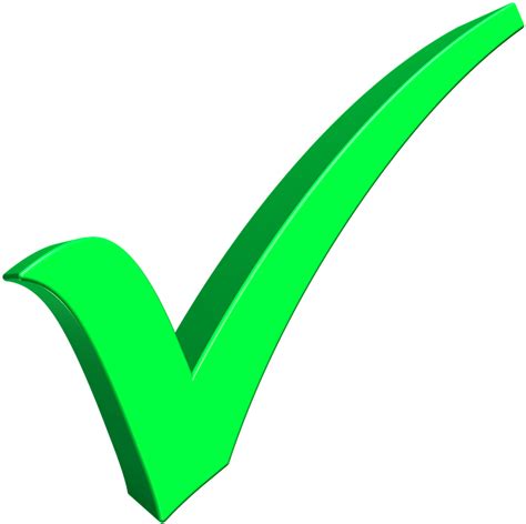 Quality Hook Check Mark Ticked Off Yes Consent Png Images علامة صح