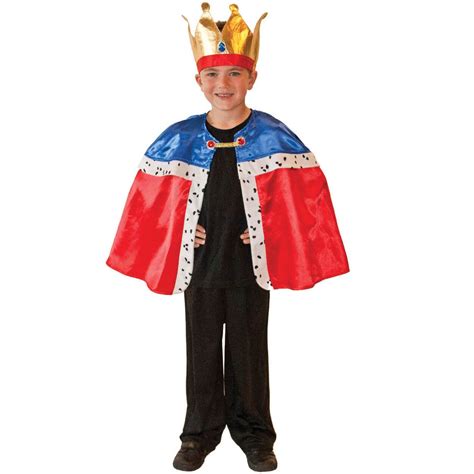 Child King With Crown Costume Boys Party Costumes Party Centre