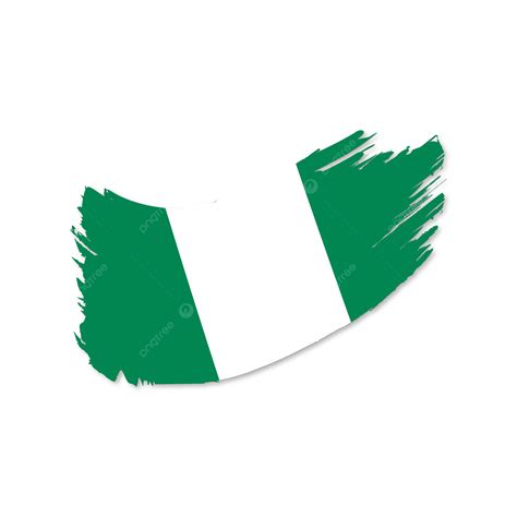 Nigeria Vector Flag With Transparent Nigeria Nigeria Flag Nigeria
