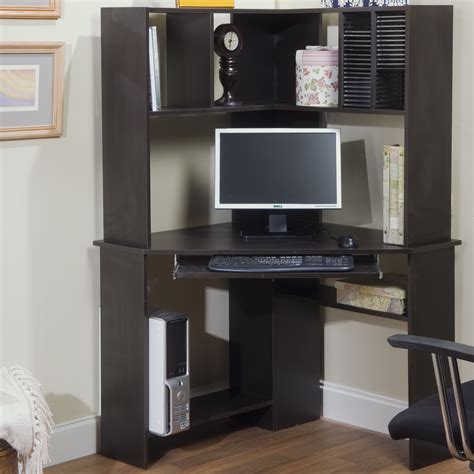 Tms Morgan Corner Computer Desk With Hutch And Reviews Wayfair
