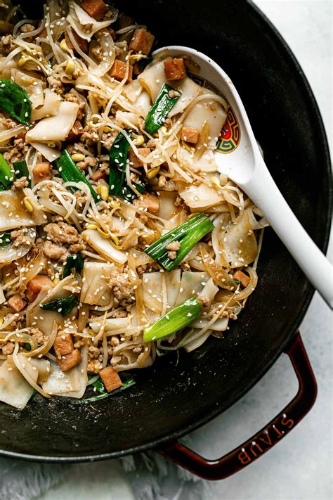 Hawaiian Style Pork Chow Fun Plays Well With Butter