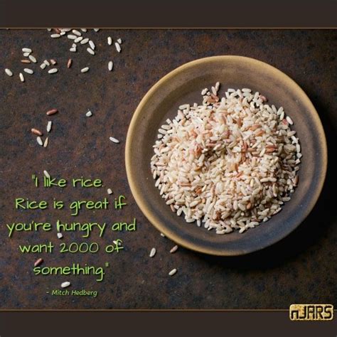 Favourite Food Quote 3 I Like Rice Rice Is Great If