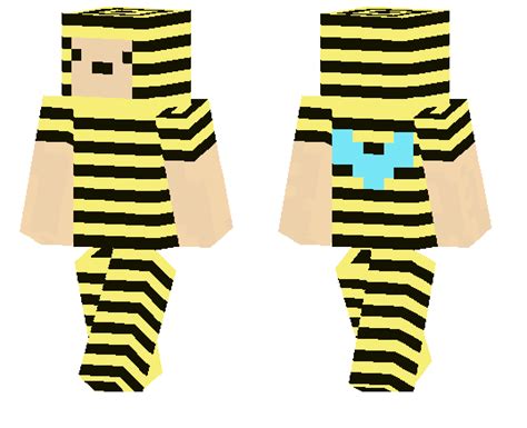 Minecraft Bee Skin Layout Pohuse