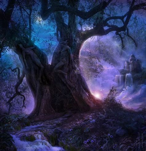 Noxfae Tree By Anchi Fantasy Art Pinterest Deviantart And Trees
