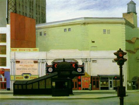 expansivo Teatro por Edward Hopper (1931-1967, United States
