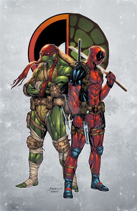 Tmnt Raphael And Deadpool By Alonsoespinoza On Deviantart
