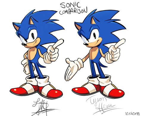 Sonic Original By Tyson Hesse By Luketheanimator On Deviantart
