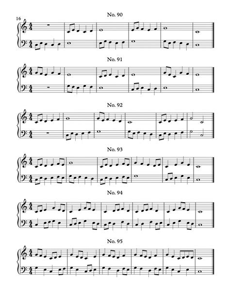 354 Sight Reading Exercises In C Major Image Pianolessons Piano