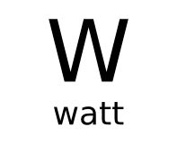 For the surname, see watt. Puissance - Chicoree