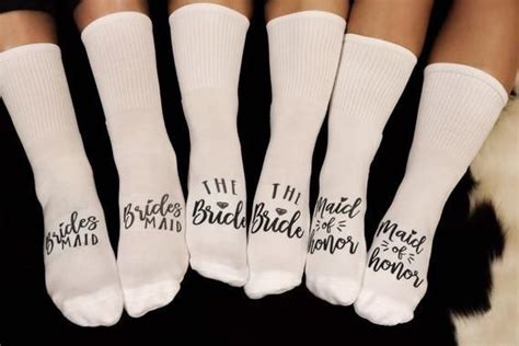 bridal party socks bridesmaid ts wedding socks bridesmaid proposal custom wedding