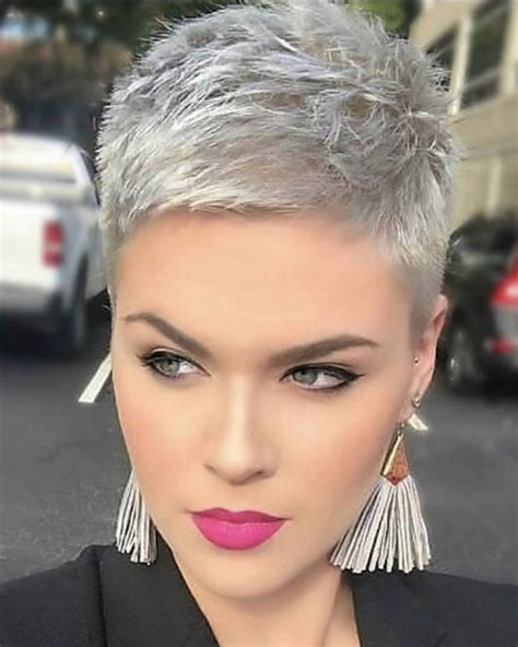 Pixie Hairstyle 22 In 2020 Short Hair Styles Pixie Haircut For Thick Hair Short Hair Styles