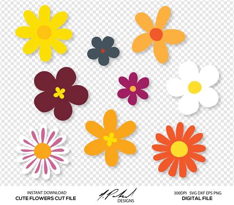 Free Free Flower Svg Cute 296 SVG PNG EPS DXF File