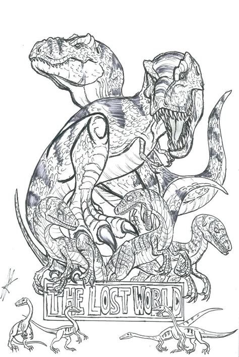 Lego jurassic world coloring page. coloring page Velociraptor Coloring Page Simple Funny ...