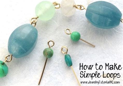 How To Make Simple Wire Loops Video Tutorials Great Jewelry Making
