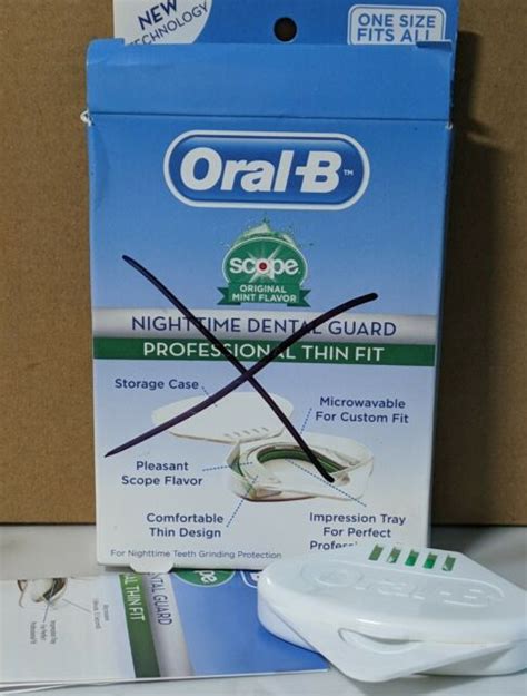 Oral B Nighttime Dental Guard Professional Thin Fit For Sale Online Ebay