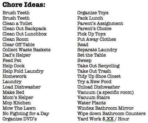 Pin By Kat Harris On I And R Chores For Kids Chore Chart Kids Kids