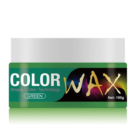 Tazol Temporary Hair Color Wax With Green Color 100g China Hair Wax