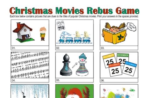 A book of picture riddles. Christmas Picture Puzzle Game
